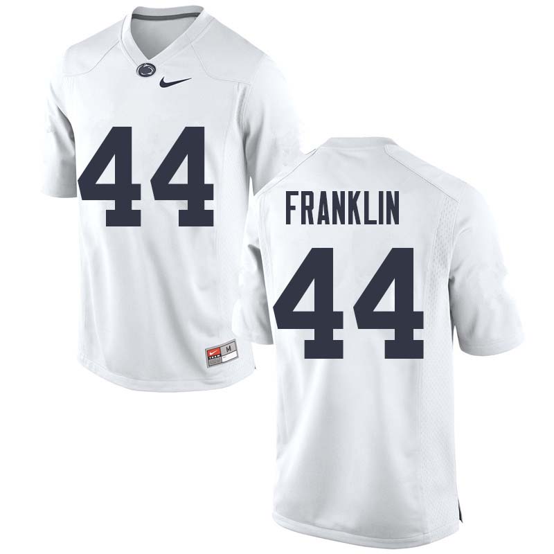 Men #44 Brailyn Franklin Penn State Nittany Lions College Football Jerseys Sale-White